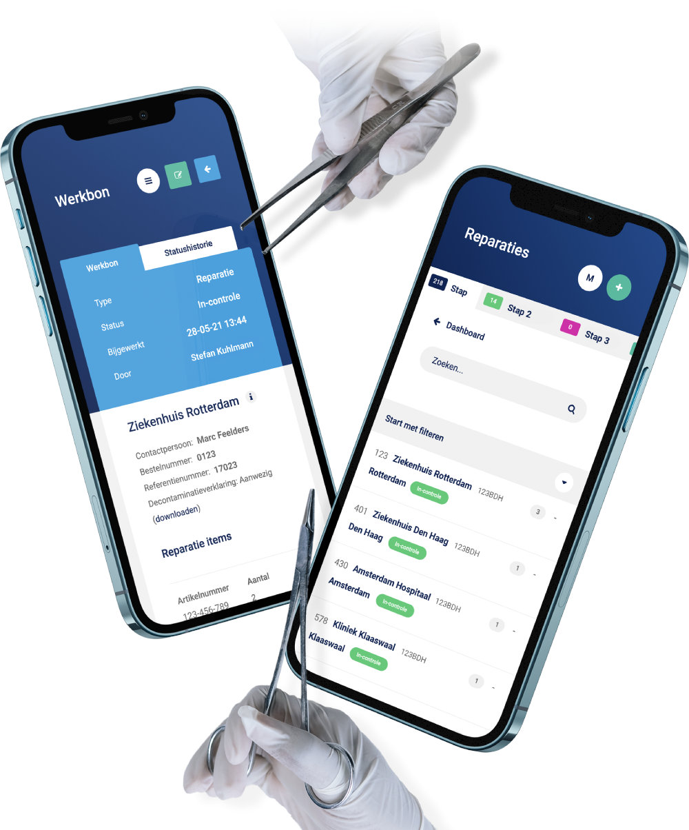 Applicaties | Maatwerk applicatie Van Straten Medical